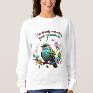 Sweatshirt Je corrige silencieusement votre grammaire" Tex co