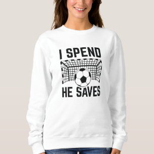 Sweatshirt Je dépense qu'il épargne