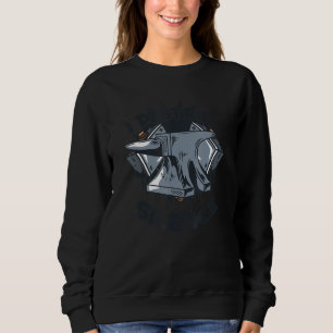 Sweatshirt Je détruis le silence forgeant l'enclume légende n