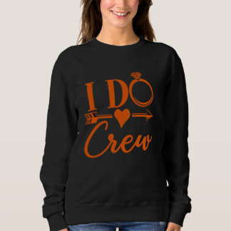 Sweatshirt Je fais équipe jumelle Bachelorette Party, Groupe 