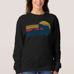 Sweatshirt Je me fiche du derrière d'un rat Retro Vintage dic