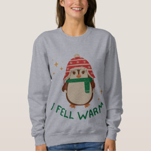 Sweatshirt Je me sens chaud pingouin sweat-shirt