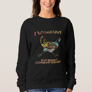 Sweatshirt Je M'Entraîne Juste En Cassant Je Poursuis Mes Enf