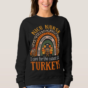 Sweatshirt Je M'Occupe Des Déchets Les Plus Cuttes Thanksgivi