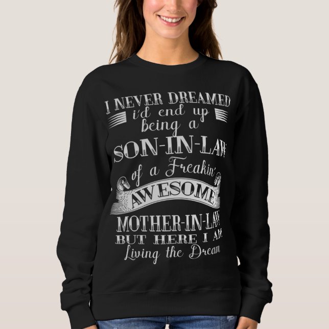 Sweatshirt Je N'Ai Jamais Rêvé Son En Droit D'Évanouir Plus (Devant)