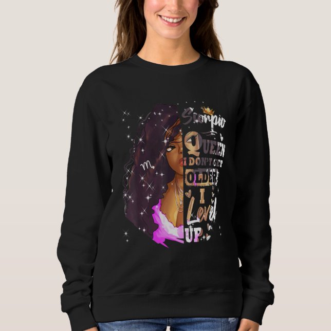 Sweatshirt Je n'ai pas plus d'ancienneté je niveau vers le ha (Devant)
