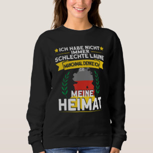 Sweatshirt Je n'ai pas toujours mauvaise humeur Homeland Ossi
