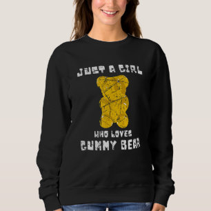Sweatshirt Je N'Ai Qu'Une Fille Qui Aime La Gomme Porter La F
