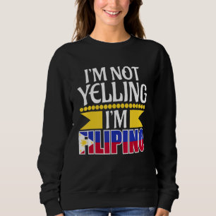 Sweatshirt Je Ne Crie Pas La Culture Philippine Philippines