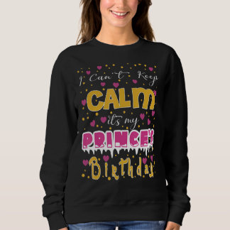 Sweatshirt Je ne peux pas garder le calme C'est l'anniversair
