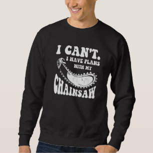 Sweatshirt Je ne peux pas, j'ai des projets avec mon arboricu