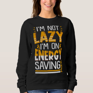 Sweatshirt Je ne suis pas blasé Je suis en mode économie d'én