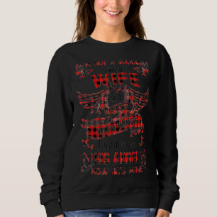 Sweatshirt Je ne suis pas une veuve Je suis une femme à un ma