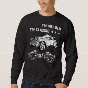 Sweatshirt Je ne suis pas vieux Je suis un classique Né 1954 