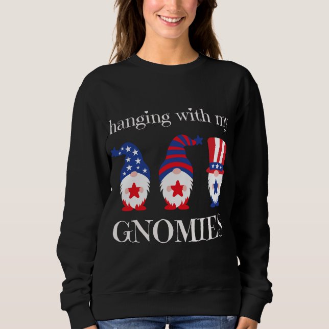 Sweatshirt Je Passe Avec Mes Gnomies De 1Ere Année Professeur (Devant)