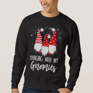 Sweatshirt Je Passe Avec Mes Gnomies Drôle Jardin Gno Noël Gn