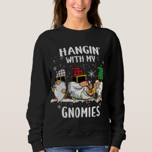 Sweatshirt Je Passe Avec Mes Gnomies Trois Gnomes Noël Buf