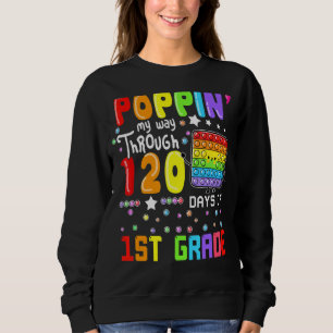 Sweatshirt Je Passe Mon Chemin À Travers 120 Jours De 1Ème Cl