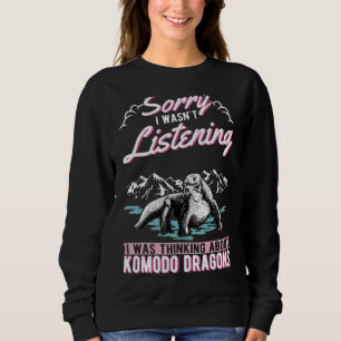 Sweatshirt Je Pensais À Komodo Dragons