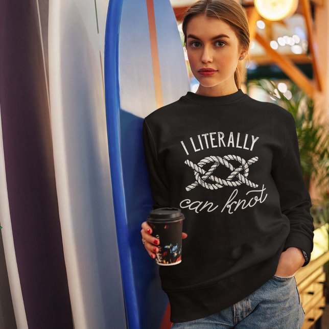 Sweatshirt Je Peux Littéralement Savoir (Créateur téléchargé)