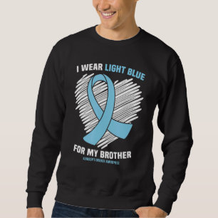 Sweatshirt Je Porte Du Bleu Léger Pour Mon Frère Addisonu2019