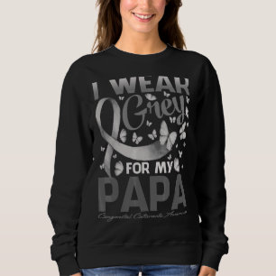 Sweatshirt Je Porte Du Gray Pour Mon Frère Cataractes Congéni