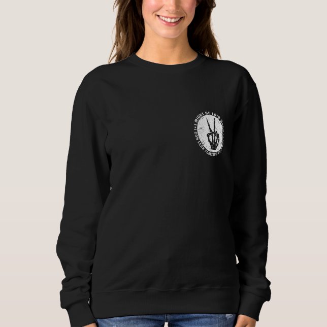 Sweatshirt Je Pourrais Être Remboursé, Mais Je Peux Amener Vr (Devant)