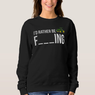 Sweatshirt Je préfère cultiver des fermiers amusants