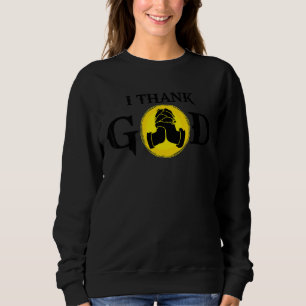 Sweatshirt Je remercie Dieu
