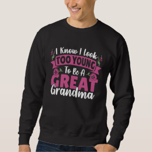 Sweatshirt Je sais que j'ai l'air trop jeune pour être une ar