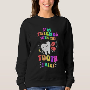 Sweatshirt Je suis amis avec la petite souris fée drôle pédia