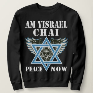 Sweatshirt Je Suis Avec Israël : Yisrael Chai, Paix Maintenan