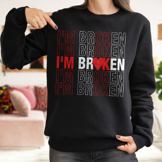 Sweatshirt Je suis BrokenSweatshirt, Vintage chemise, Young