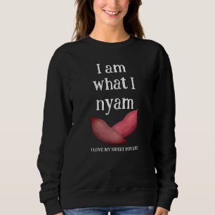Sweatshirt JE SUIS CE QUE J'AIME NYAM Couples de pommes de te