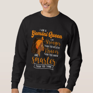 Sweatshirt Je Suis Gemini Queen Astrologie Horoscope Zodiac S