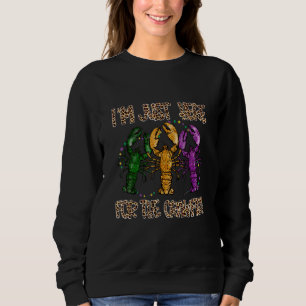 Sweatshirt Je Suis Juste Ici Pour L'Épèche Drôle Pour Les Hom