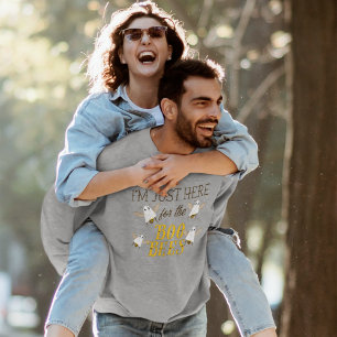 Sweatshirt Je suis juste ici pour les abeilles Boo drôle Hall