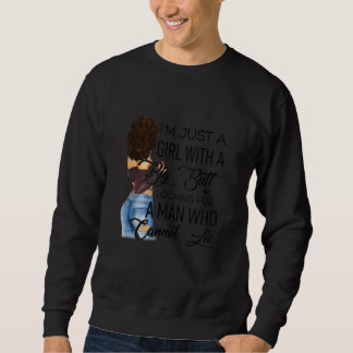 Sweatshirt Je Suis Juste Une Fille Avec Un Gros Beurre À La R
