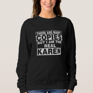 Sweatshirt Je Suis Karen Funny Cadeau Personnalisé