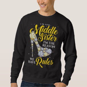 Sweatshirt Je suis la raison pour laquelle nous avons le