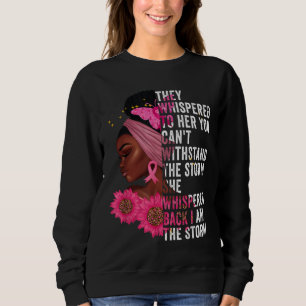 Sweatshirt Je suis la tempête Black Queen femmes African Blac
