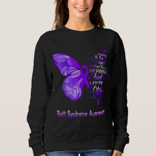 Sweatshirt Je Suis La Tempête Papillon de Sensibilisation au