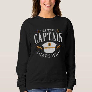 Sweatshirt Je suis le capitaine