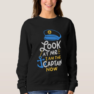 Sweatshirt Je Suis Le Capitaine Maintenant Bateau Capitaine C
