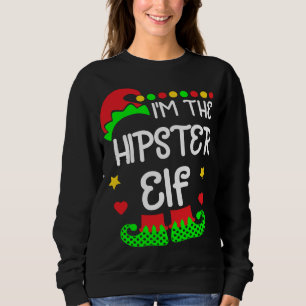 Sweatshirt Je suis le chef Elfe en charge de Noël de famille