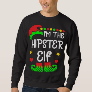 Sweatshirt Je suis le chef Elfe en charge de Noël de famille