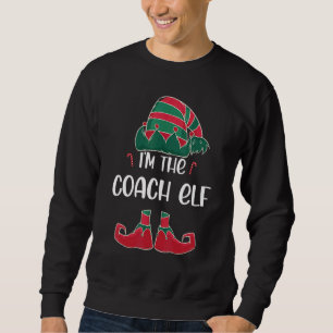 Sweatshirt Je suis Le Coach Elf Christmas Party Correspondanc