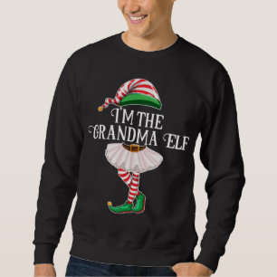 Sweatshirt Je suis le Cool Elf de grand-mère vêtement de cost