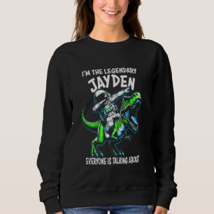 Sweatshirt Je suis le légendaire Jayden drôle d'astronaute di