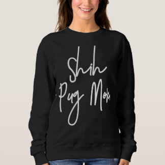 Sweatshirt Je Suis Le Mamager Shih Tzu Sur Les Enfants